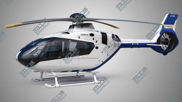 images/goods_img/20210312/3D Airbus Helicopter H135 - Eurocopter EC135 with Cockpit and Interior/5.jpg
